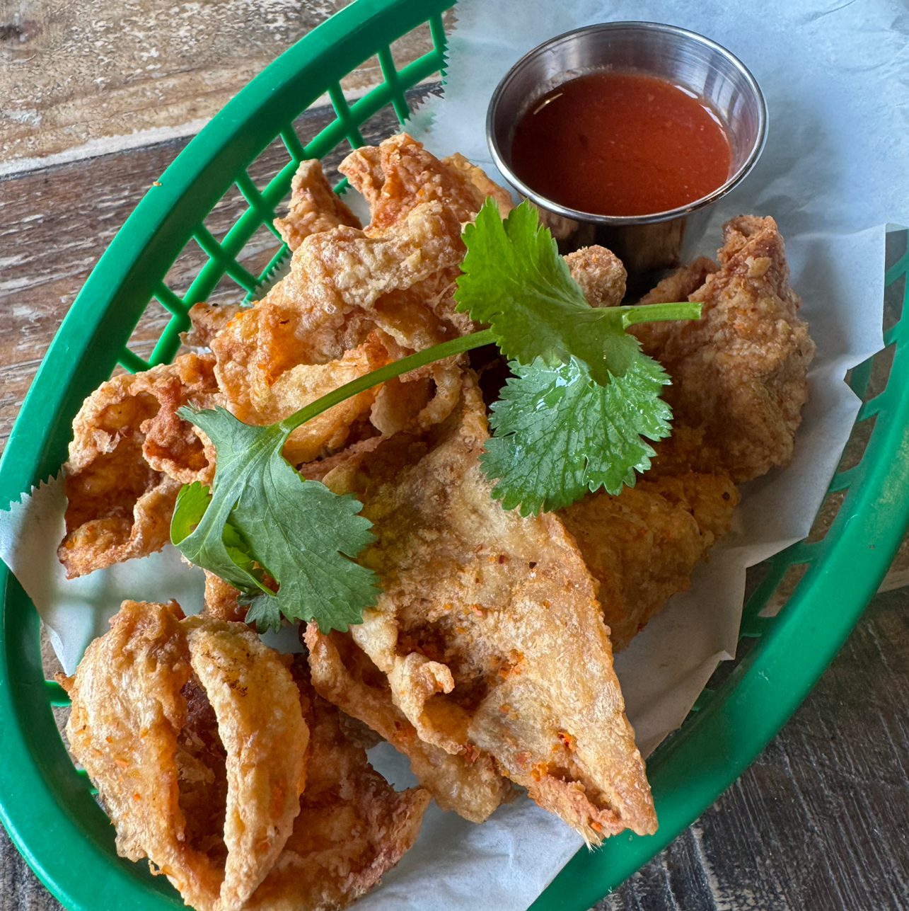 Crispy Chicken Skin.