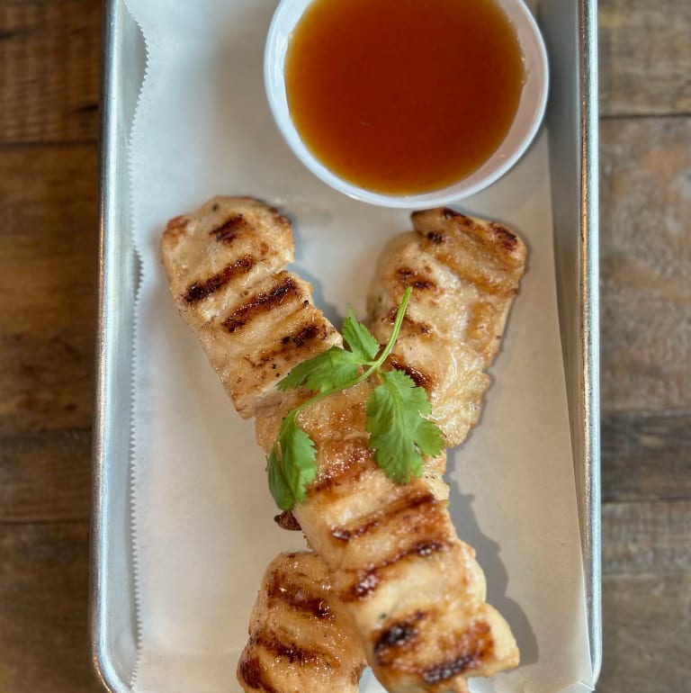 BBQ Chicken Skewers.