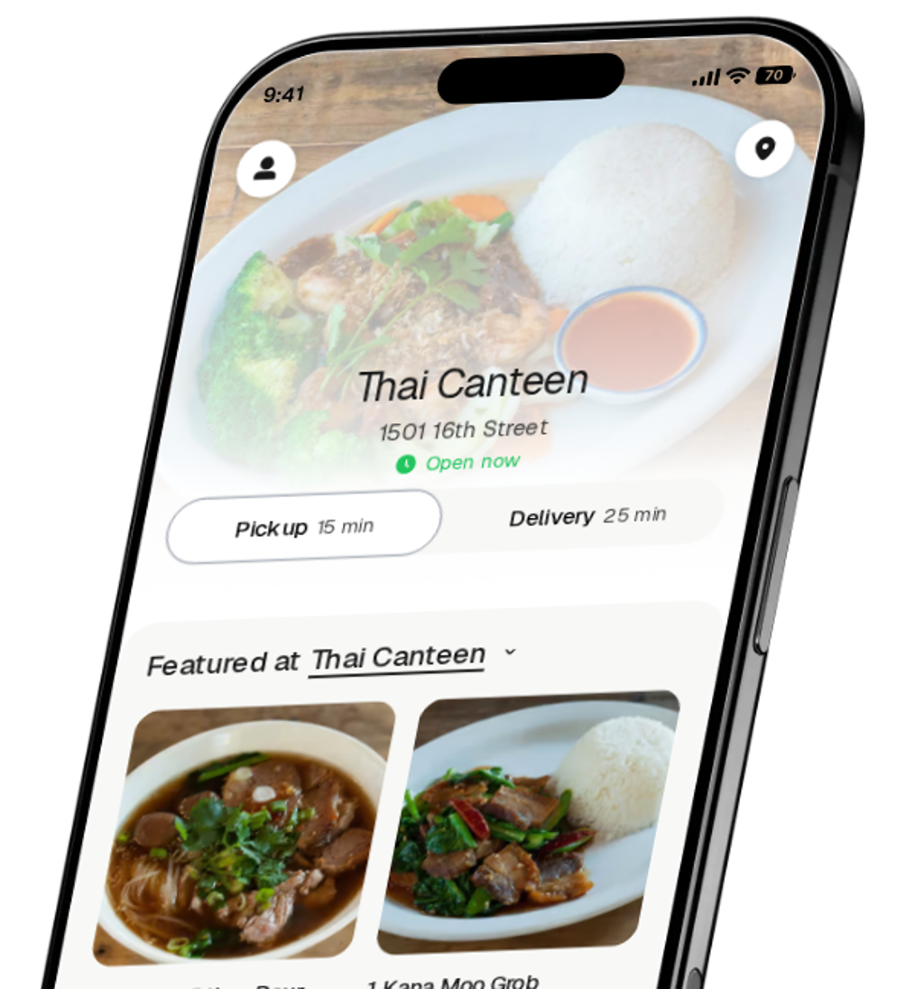 Thai Canteen app preview