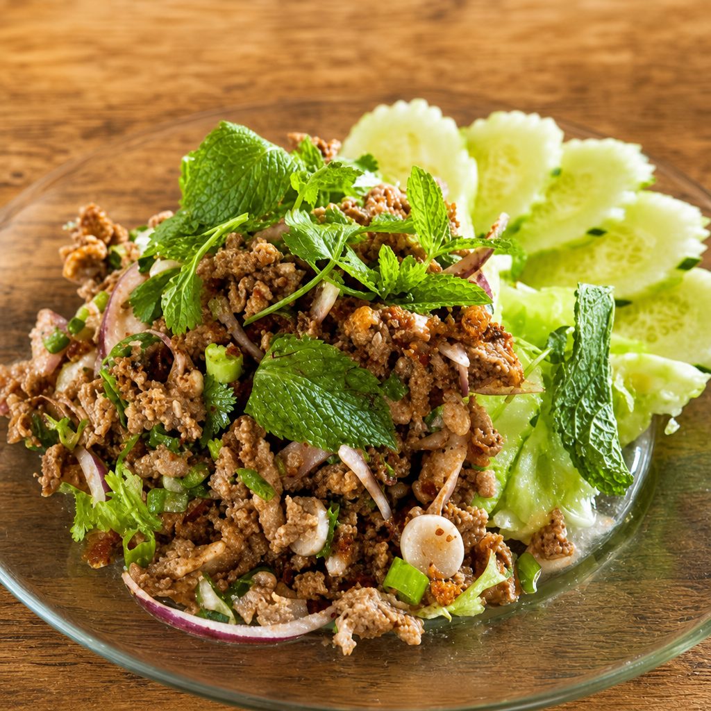 Larb Bpet.