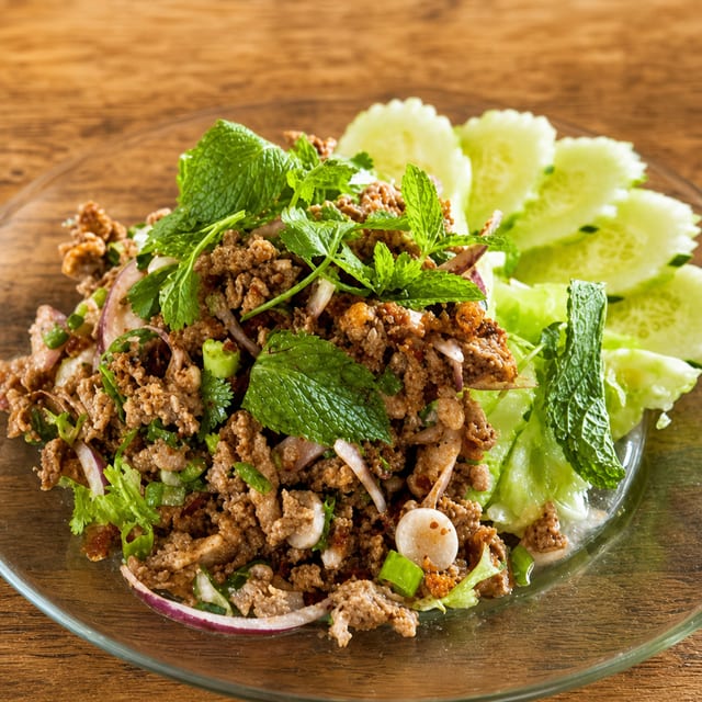 Larb Bpet.
