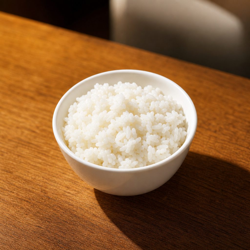 Steamed Rice.