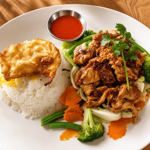Moo Gra Tiem - Kai Dow.